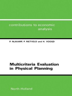 cover image of Multicriteria Evaluation in Physical Planning